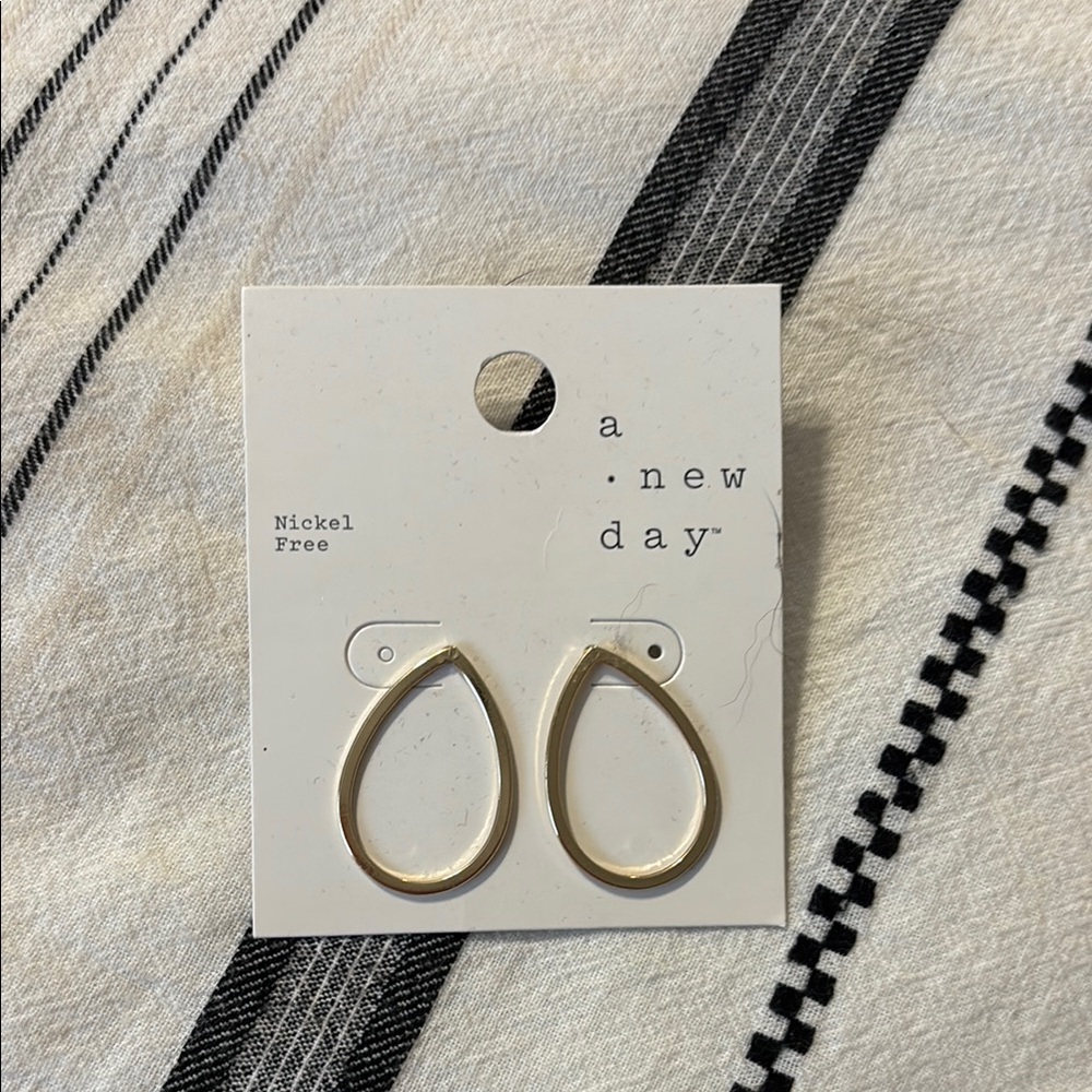 A New Day Gold Teardrop Earrings